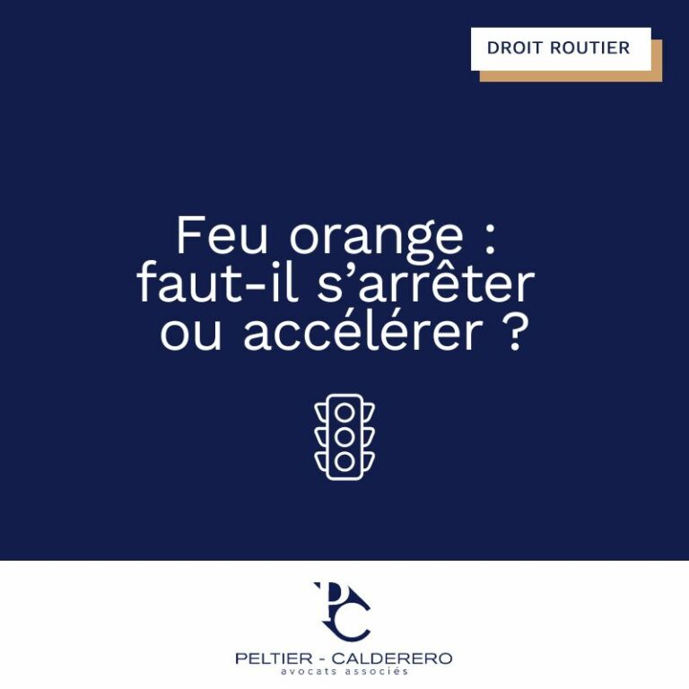 Feu orange : faut-il s’arrêter ou accélérer ?