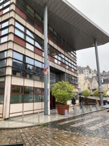 Tribunal judiciaire de Laval en Mayenne où un dossier de viol et d’agressions sexuelles a été plaidé devant la cour d’assises des mineurs