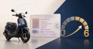 Scooter 50 cm³ et permis de conduire avec six points rétablis